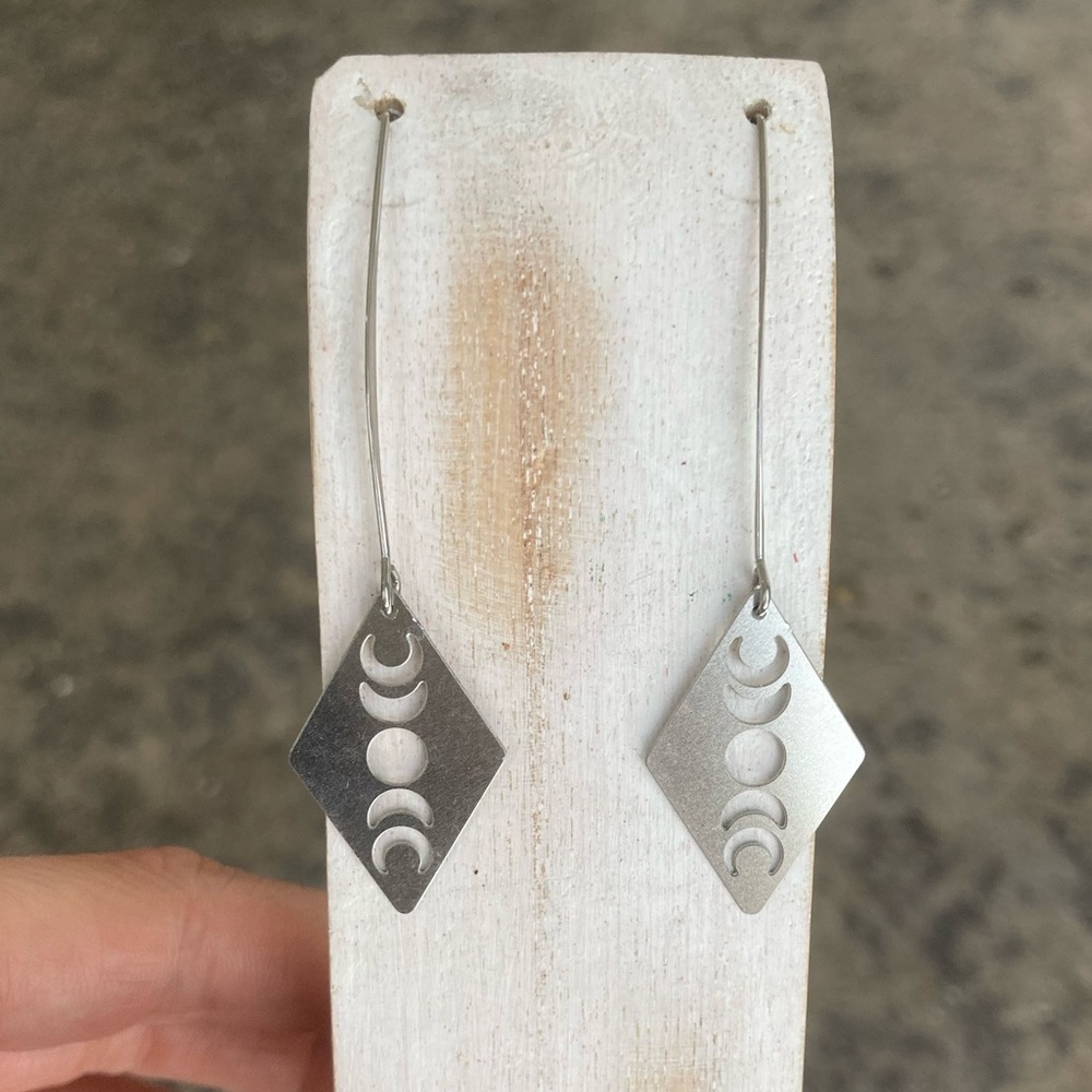 Moon Phase Goddess Earrings